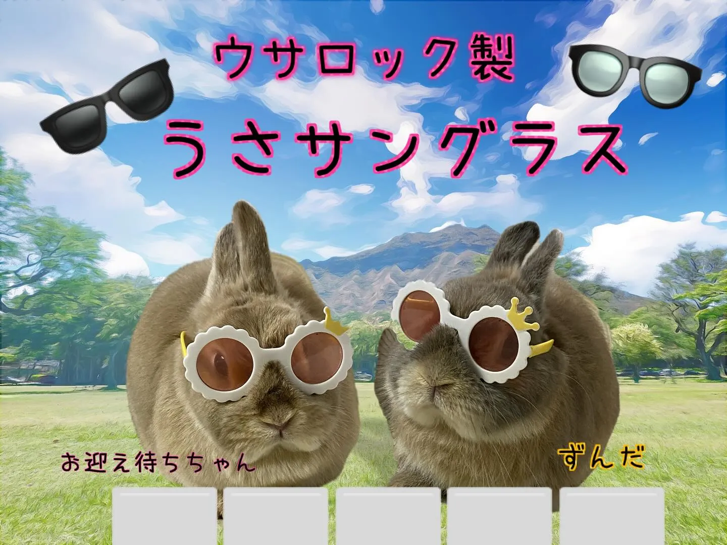 ☆うさサングラス☆